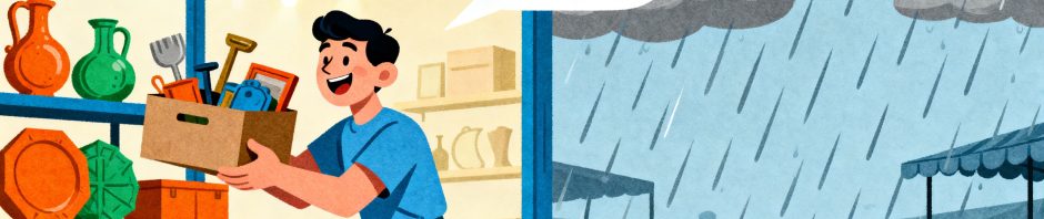 Adieu la pluie et le réveil à 5h Pourquoi cette alternative vide-grenier va transformer vos objets en or sans lever le petit doigt !
